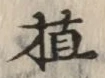 글자 植