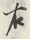글자 右