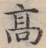 高の位置