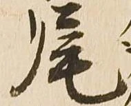 㐌定位尾