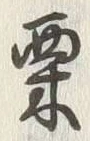 Character 栗