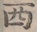 西の位置