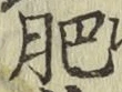 文字肥