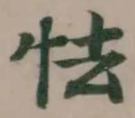 怯の位置