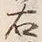 글자 右