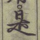 글자 是