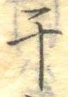干 위치 확인됨