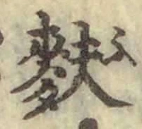 Chữ 麩