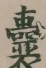 囊の位置