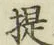 Chữ 提