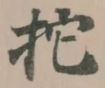 拕の位置