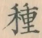 글자 種