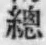 文字總