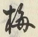 글자 梅