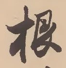 𡨸根