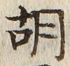 글자 胡