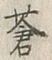 Chữ 蒼