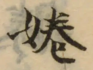 婘の位置
