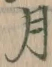 글자 月