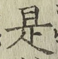 글자 是
