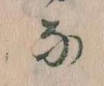 なの位置