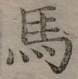 馬 위치 확인됨