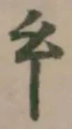 𢆯の位置