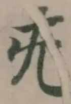 兂の位置
