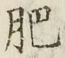 文字肥