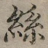 絲の位置