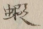 글자 蝦