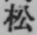 글자 松