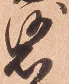裟の位置
