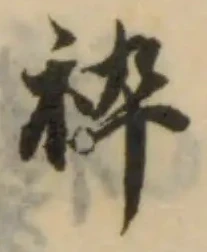 祽の位置