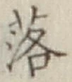 글자 落