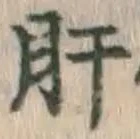 Chữ 肝