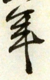 글자 年