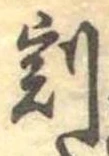 割の位置