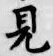 글자 見
