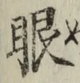 文字眼