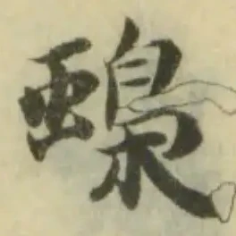 蟂の位置