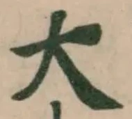 大の位置