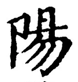 글자 陽