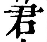 “君”字