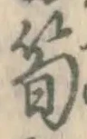 글자 筍