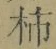 字柿