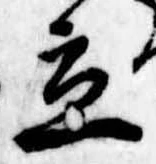 立の位置