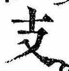 支の位置