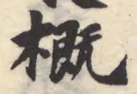 概の位置