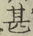 글자 甚